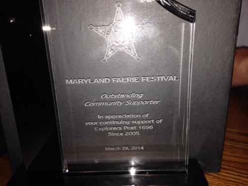 Maryland Faerie Festival Outstanding Community Supporter 